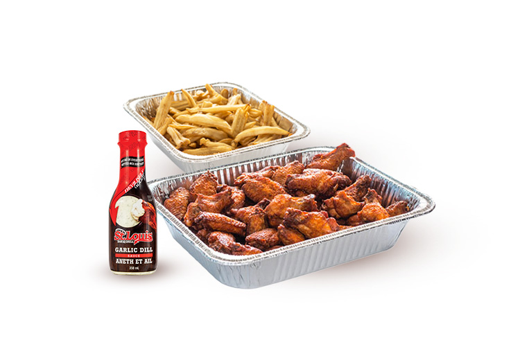 5lb wings meal deal